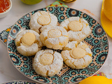 Ghriba coco à la semoule citron & chocolat blanc