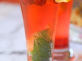 Mojito framboise cocktail sans alcool