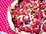 Tarte rustique aux fraises