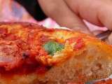 Pâte à pizza & calzone confiture de tomates et chèvre