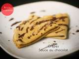 Crêpes – Sauce au chocolat