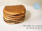 Pancakes aux graines de Pavot et de Lin