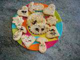 Biscuits au citron multicolores