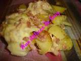 Pommes de terre et lardons facon raclette