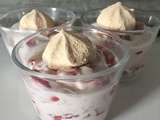 Chantilly frappé yaourt et fraise