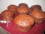 Minis muffins au chocolat, coeur de pralinoise