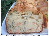 Cake Saumon Fumé / Basilic