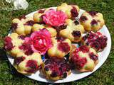 Madeleines aux fruits rouges