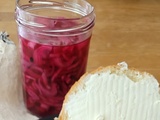 Pickles d'oignons rouges