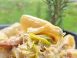Rigatoni Mezzi à la crème de poireaux