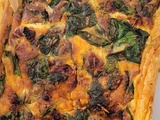 Tarte aux épinards / chorizo et tomates séchées