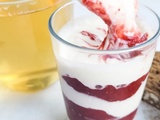 Verrine fromage blanc / compote maison