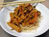 Curry Thaï et Chow Mein
