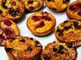 Muffin flocons d’avoine et gourmandises