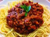 Spaghetti bolognaise végétalienne