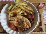 Aiguillettes de poulet aux légumes du soleil