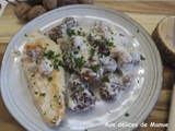 Blanc de poulet aux giroles et châtaignes