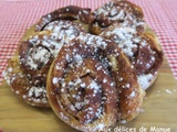 Cinnamon rolls ou brioche roulée à la cannelle