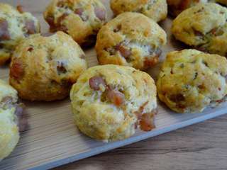Cookies aux lardons et emmental