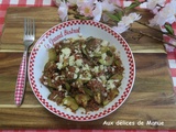 Courgettes en sauce façon bolognaise