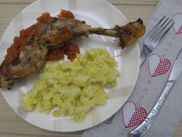 Cuisson Cuisse De Poulet Congelé Au Four