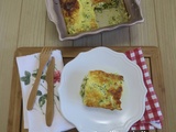 Frittata aux courgettes et poulet, au four -light