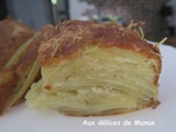 Gâteau invisible de pommes de terre au parmesan
