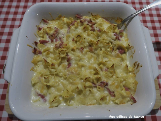 Recettes de Gratin de Pates et Lardons