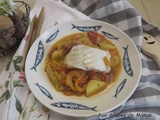 Poêlée de poivrons et pommes de terre aux tomates cerises et cabillaud -light