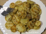 Pommes de terre Ratte à l'ail et beurre à la plancha
