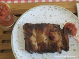 Ribs de porc (travers) et sa sauce épaisse à la marinade, à l'Extra Crisp ou pas