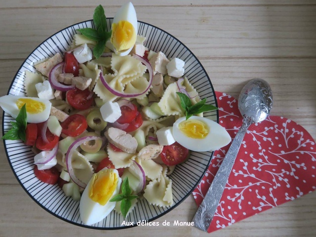Recettes de Salade de pâtes et Légumes