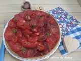 Tarte mimosa à la ricotta et tomates crues
