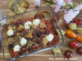 Tomates rôties au pain et mozzarella à l'Air Fryer ou au four