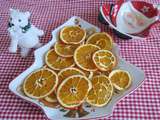 Tranches d'orange séchées