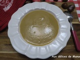 Velouté de châtaignes et carottes au St-Môret et à la crème, au Cookéo ou pas
