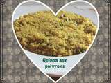 Quinoa aux poivrons et piments des Landes au thermomix