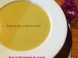Soupe au chou aux lardons mixés thermomix et sans