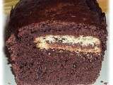 Cake au cacao, myrtilles et bn
