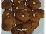 Cookies aux noisettes, pépites de chocolat et sucre roux