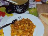 Curry de panais et pois chiches
