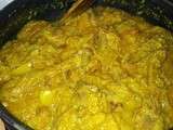 Curry de poulet aux fruits