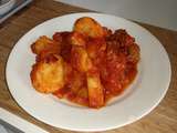Ragoût patates chipolata à la tomate