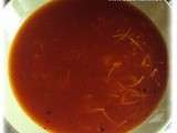 Soupe de tomates et pâtes rapide et facile