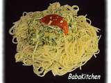 Spaghetti aux courgettes façon carbonara