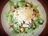 Salade César au poulet, pancetta, vinaigrette maison