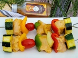 Brochettes de poulet au piment