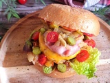 ​Burger et sa compotée d'oignons au Melfor