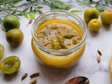 Compote de prunes citronnée à la cardamome