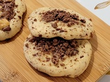Cookies aux chocolat praliné allégés